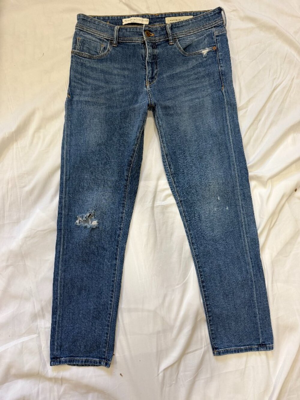 Pilco And The Letterpress Anthropologie Mid Rise Boyfriend Jeans‎ Size 28